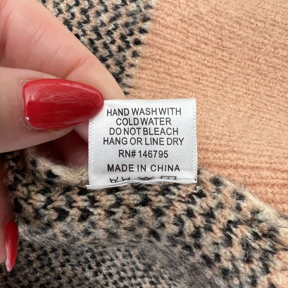 4Sienna Size L Cardigan Sweater Leopard Animal Print Open Front Knit Soft Casual - Picture 8 of 10